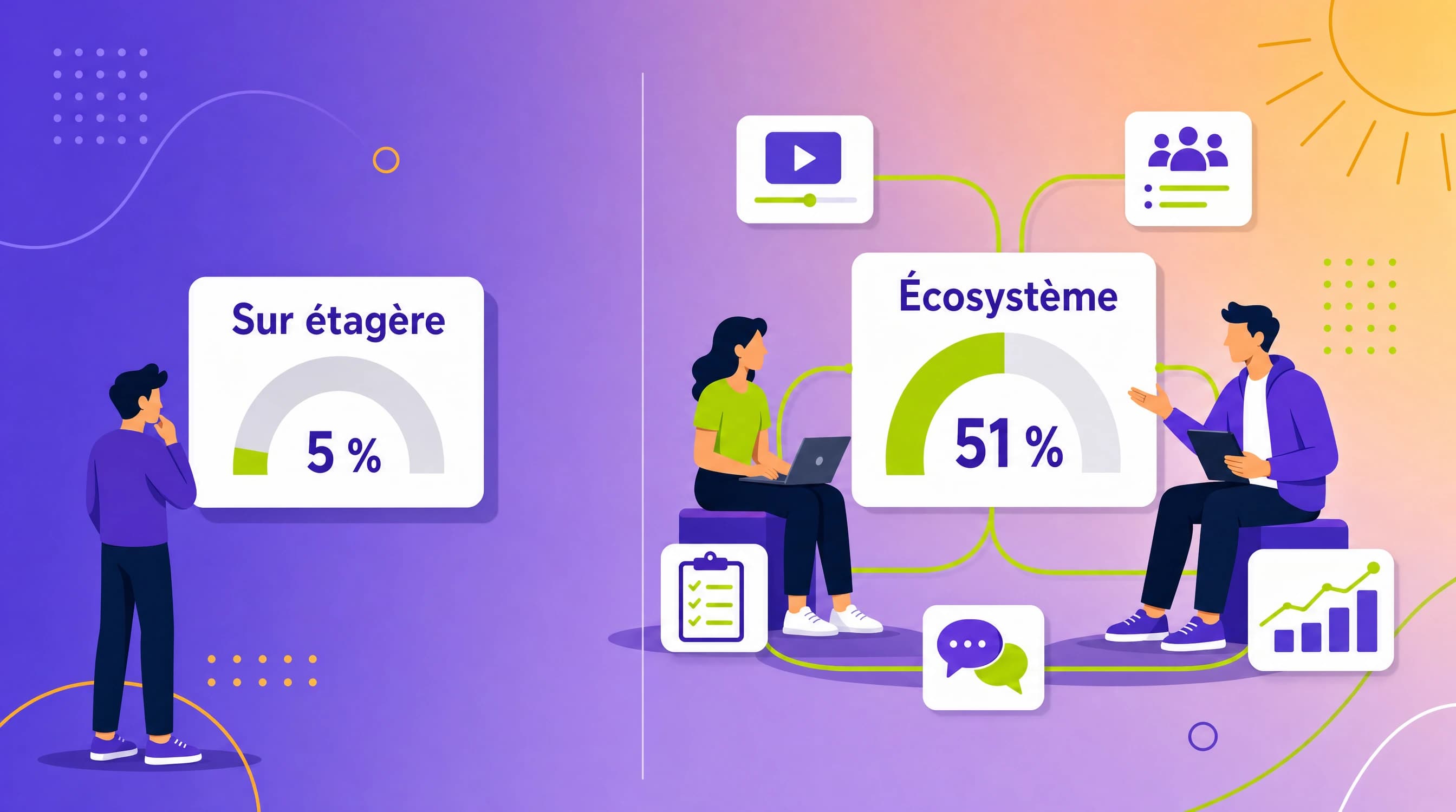 Formation sur étagère vs écosystème pédagogique