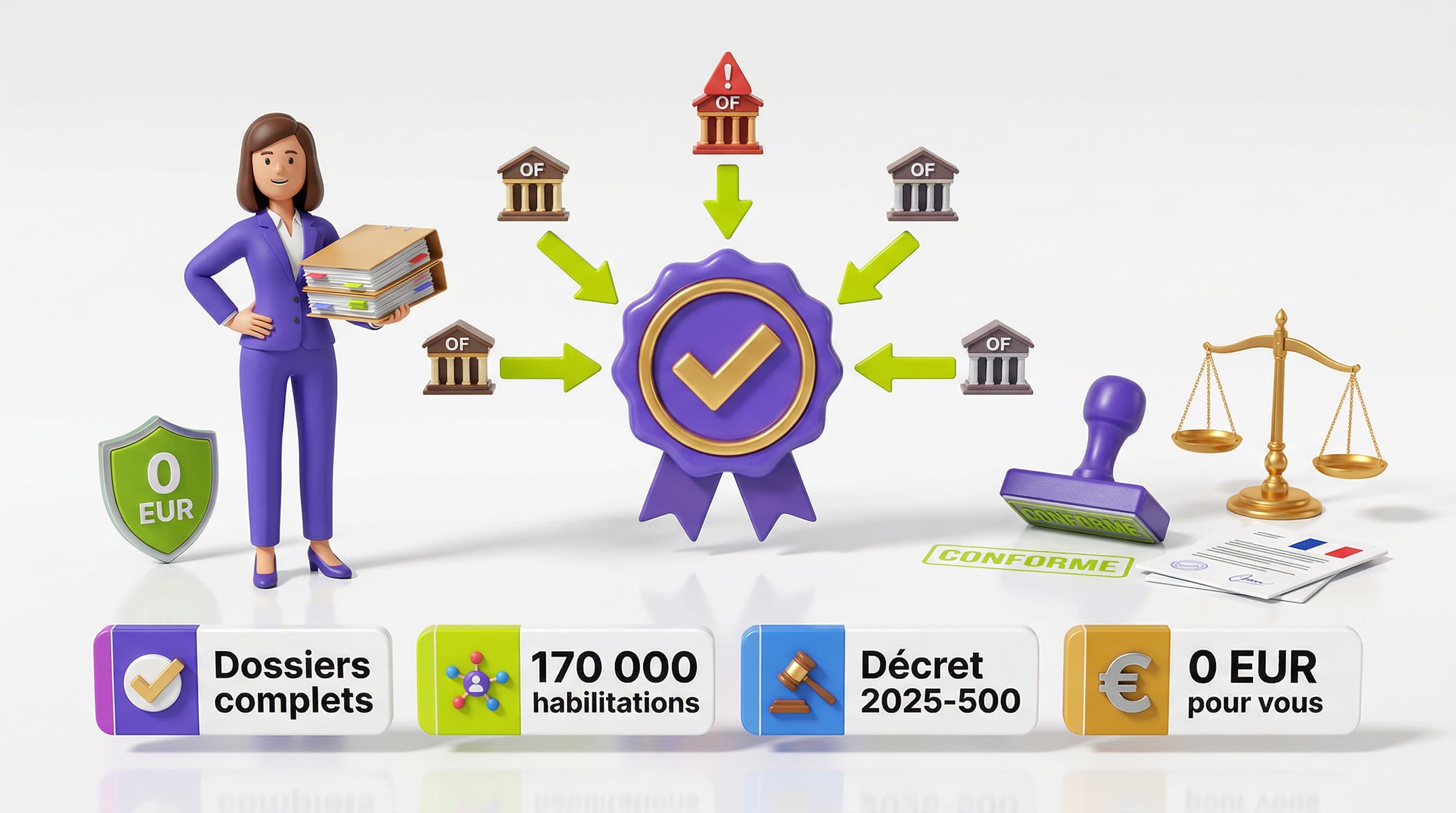 Habiliter un OF partenaire. Ce que le décret 2025-500 change pour vous.