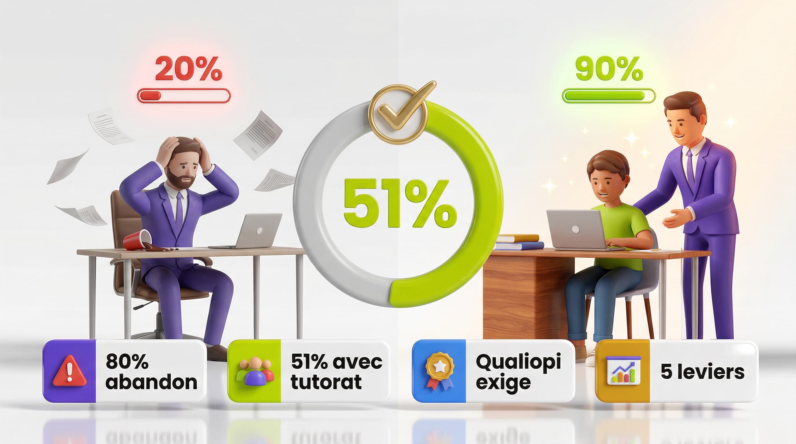 Vos apprenants décrochent. Voici pourquoi, et ce que ça vous coûte.